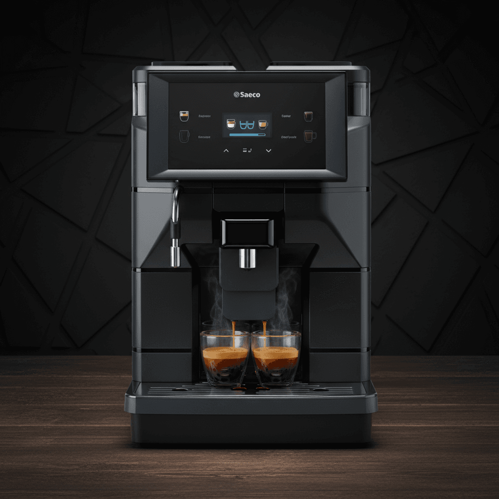 Saeco automatic espresso machine, one of the Saeco models we repair in Dubai
