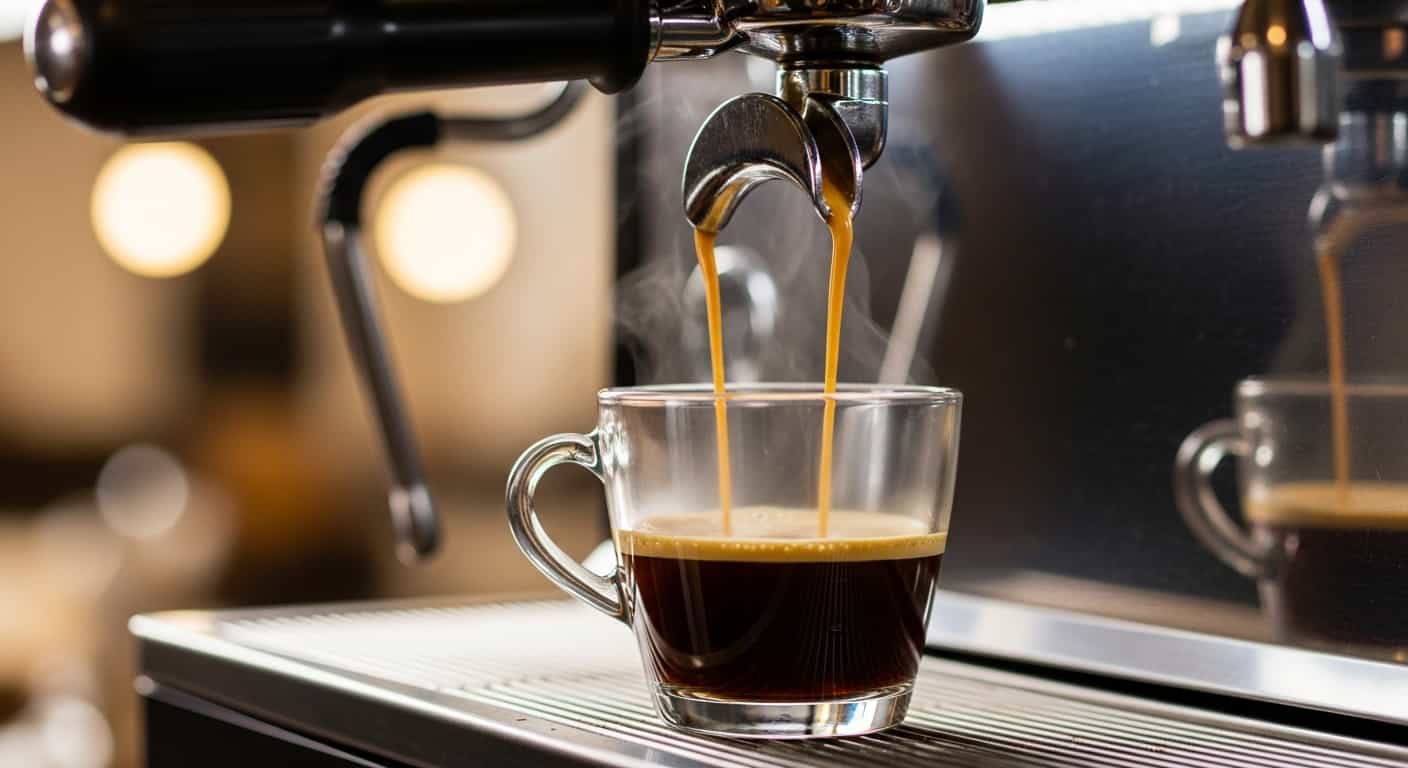 Technician repairing a coffee machine in Dubai